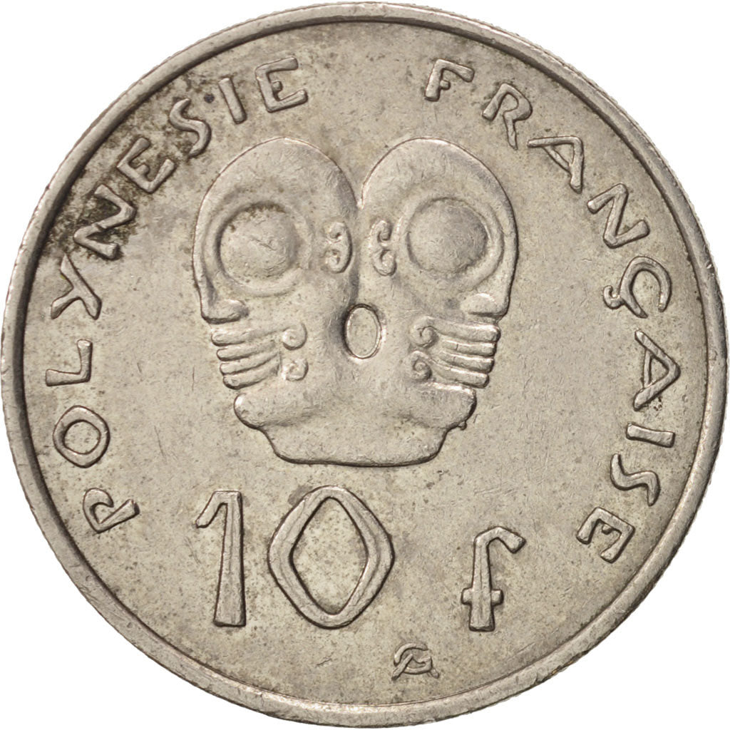 Coin, French Polynesia, 10 Francs, 2006, Paris, AU(50-53), Copper-nickel, KM:8a