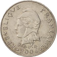 Coin, French Polynesia, 10 Francs, 2006, Paris, AU(50-53), Copper-nickel, KM:8a