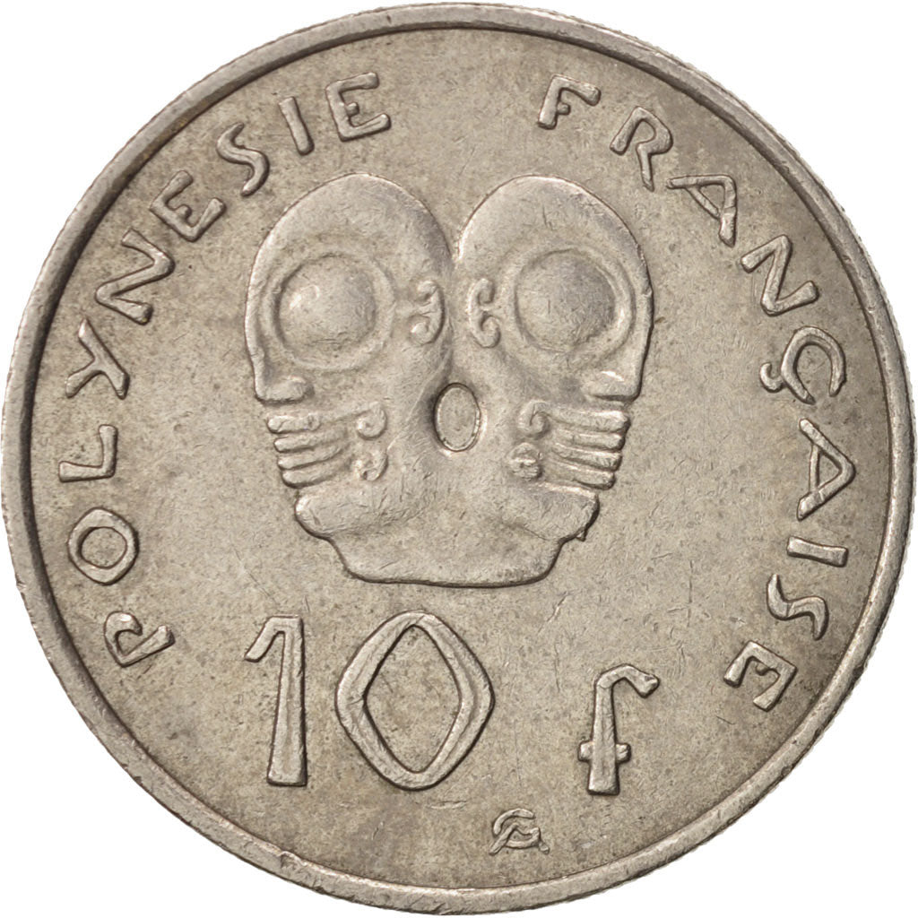 Coin, French Polynesia, 10 Francs, 2006, Paris, AU(50-53), Copper-nickel, KM:8a