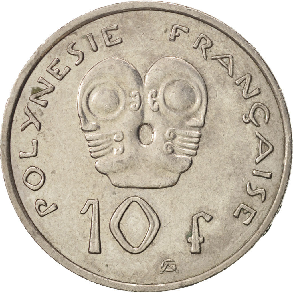 Coin, French Polynesia, 10 Francs, 2009, Paris, AU(50-53), Copper-nickel, KM:8a