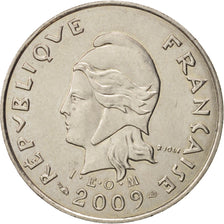 Moneta, Polinesia francese, 10 Francs, 2009, Paris, BB+, Rame-nichel, KM:8a