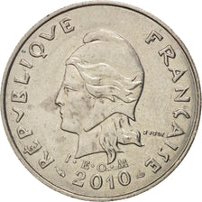 Coin, French Polynesia, 10 Francs, 2010, Paris, AU(50-53), Copper-nickel, KM:8a