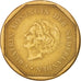 Moneta, Antille olandesi, Beatrix, 5 Gulden, 1999, BB, Acciaio legato dorato