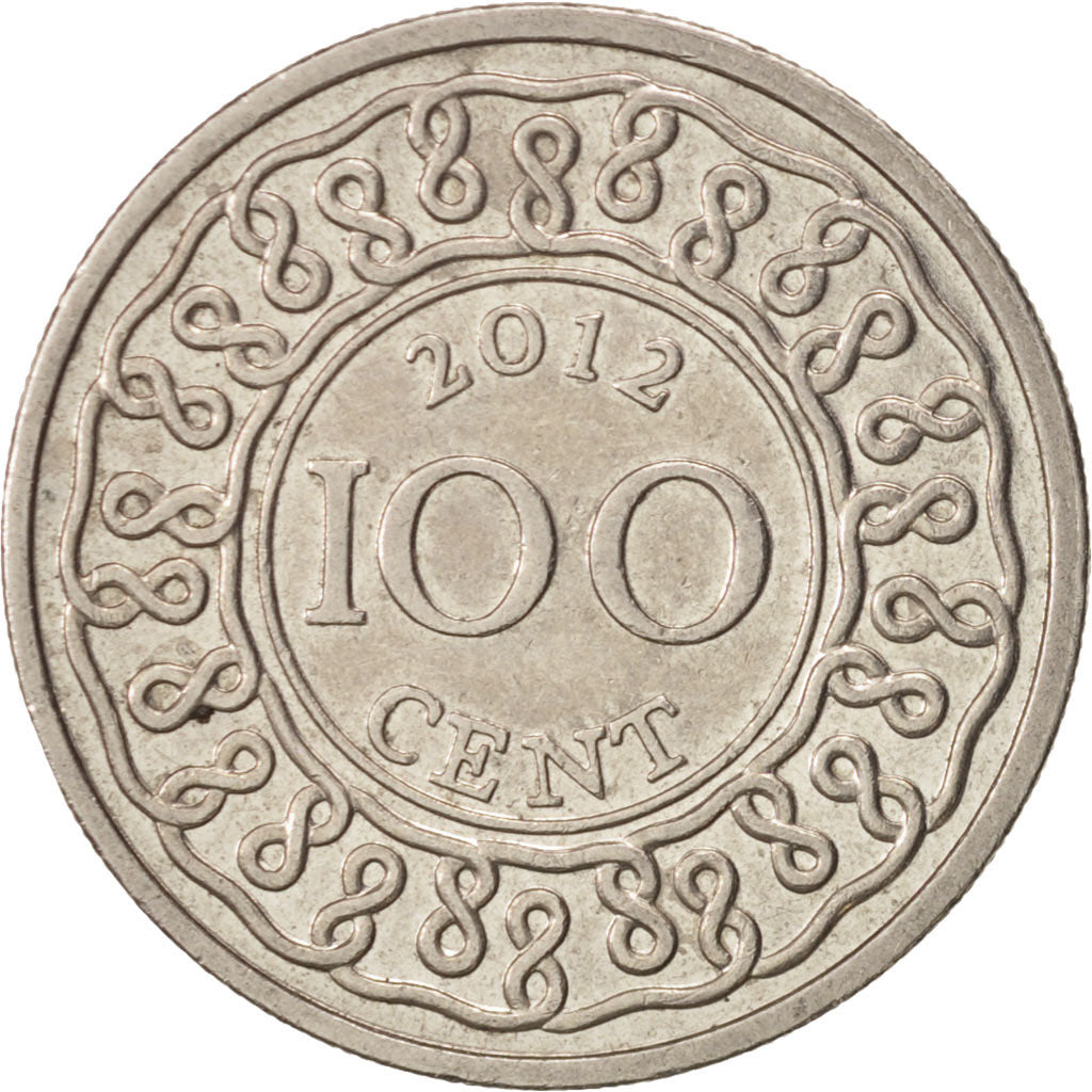 Coin, Surinam, 100 Cents, 2012, AU(50-53), Copper-nickel, KM:23