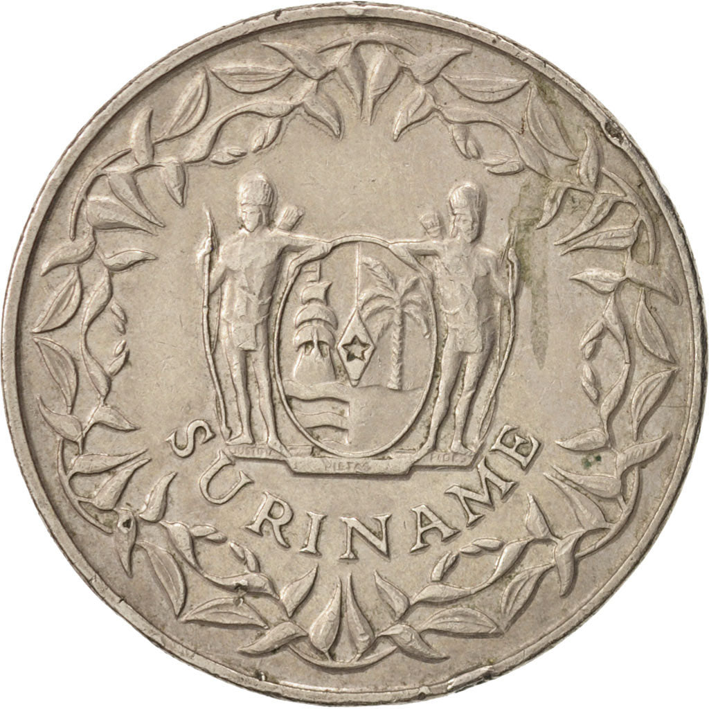 Surinam, 250 Cents, 1989, AU(50-53), Copper-nickel, KM:24