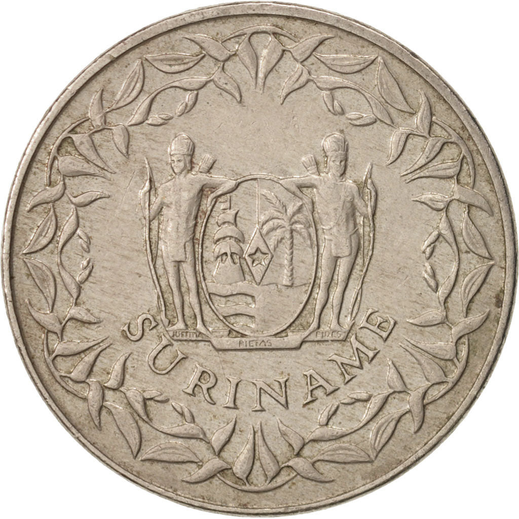 Coin, Surinam, 250 Cents, 1989, AU(50-53), Copper-nickel, KM:24