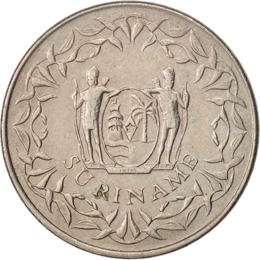 Coin, Surinam, 100 Cents, 1989, AU(50-53), Copper-nickel, KM:23