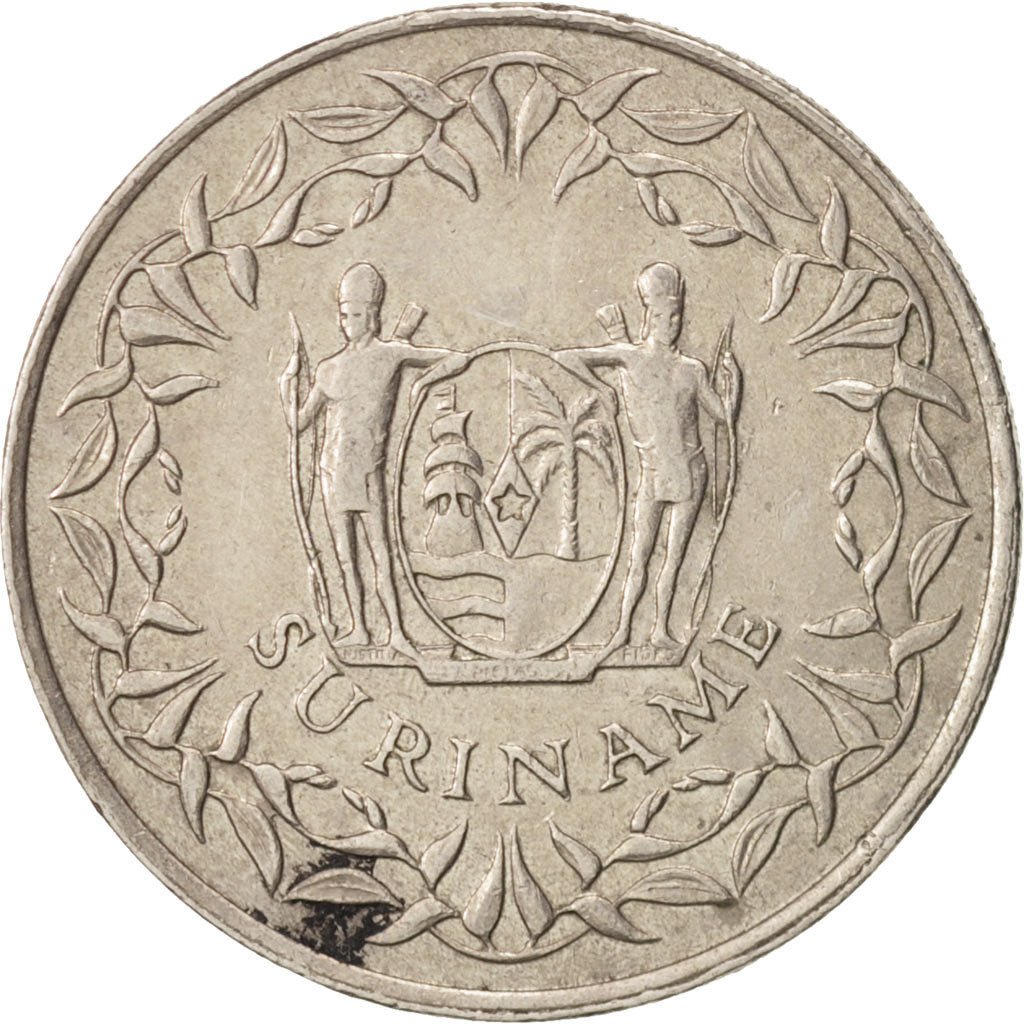 Coin, Surinam, 100 Cents, 1989, AU(50-53), Copper-nickel, KM:23