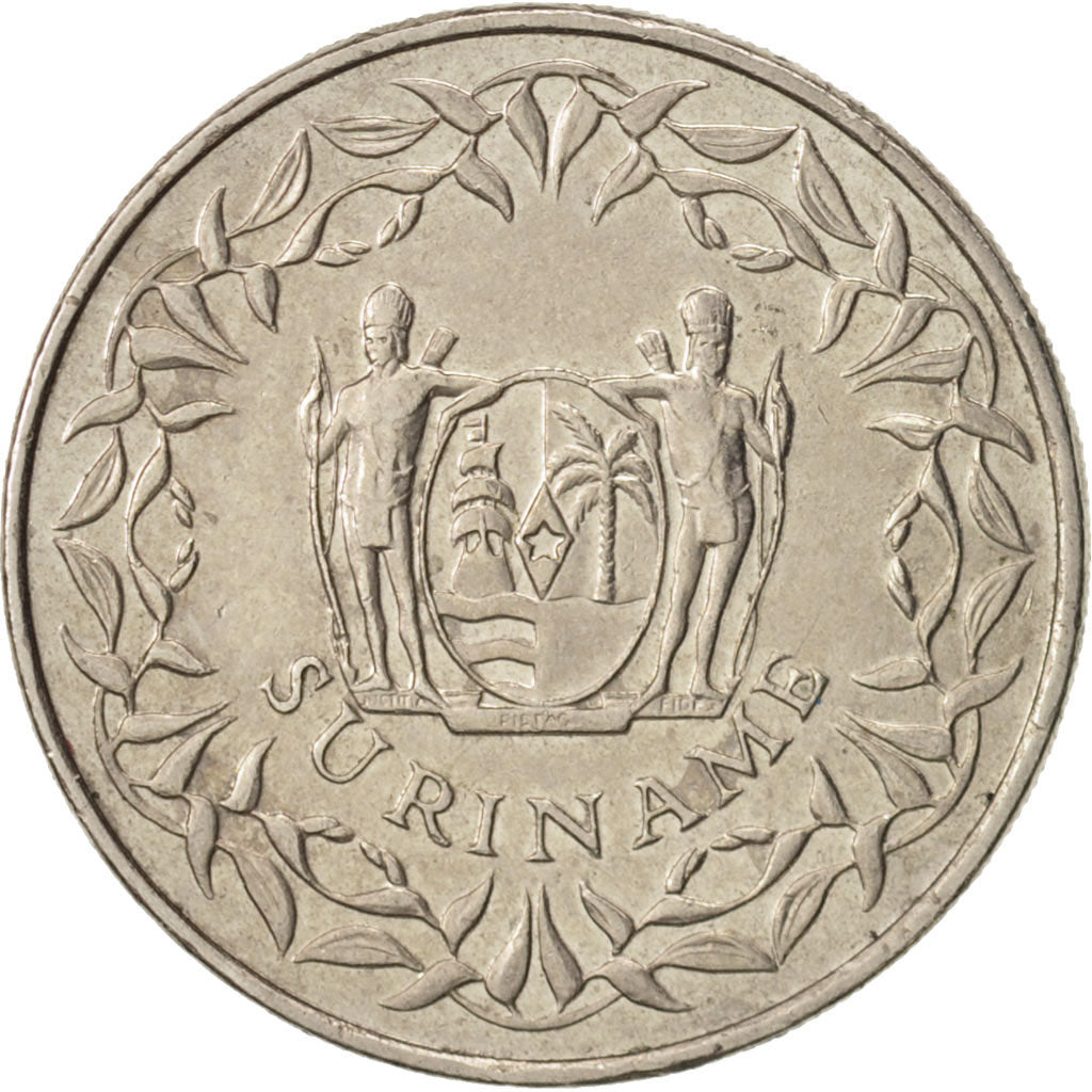 Coin, Surinam, 100 Cents, 1989, AU(55-58), Copper-nickel, KM:23