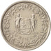 Moneda, Surinam, 25 Cents, 1988, MBC+, Níquel chapado en acero, KM:14A