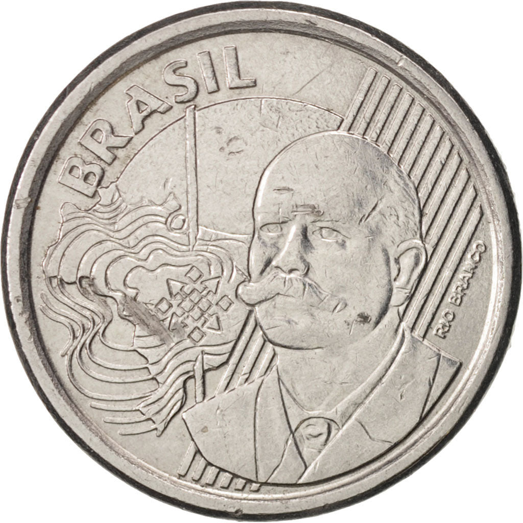 Monnaie, Brésil, 50 Centavos, 2009, TTB+, Stainless Steel, KM:651a