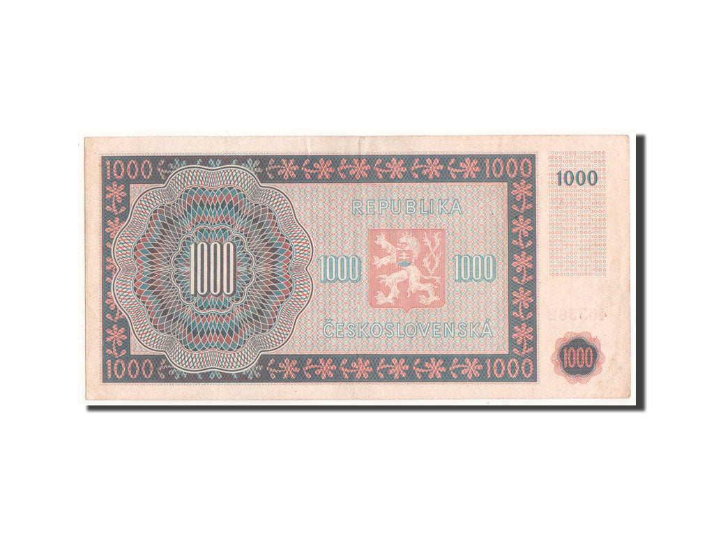 Czechoslovakia, 1000 Korun, 1945, KM #74a, EF(40-45), S