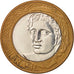 Coin, Brazil, Real, 2010, Rio de Janeiro, AU(50-53), Bi-Metallic, KM:652a