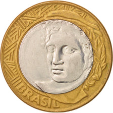 Monnaie, Brésil, Real, 2009, Rio de Janeiro, TTB+, Bi-Metallic, KM:652a