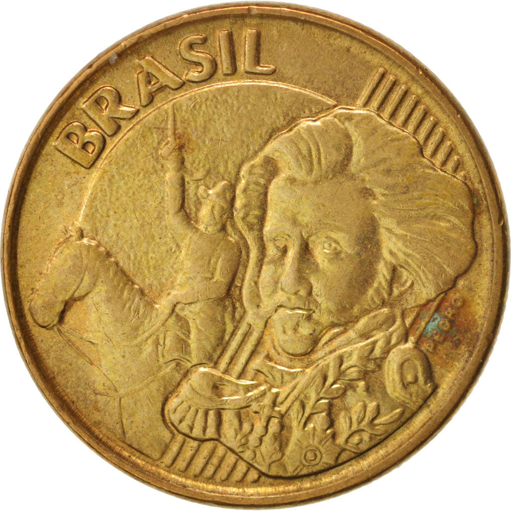 Monnaie, Brésil, 10 Centavos, 2013, TTB+, Bronze Plated Steel, KM:649.2