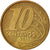 Monnaie, Brésil, 10 Centavos, 2013, TTB+, Bronze Plated Steel, KM:649.2