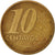 Monnaie, Brésil, 10 Centavos, 2006, TTB, Bronze Plated Steel, KM:649.2