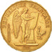 France, Génie, 20 Francs, 1896, Paris, AU(50-53), Gold, KM:825