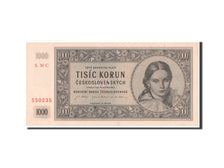 Czechoslovakia, 1000 Korun, 1945, KM #74s, UNC(64), S