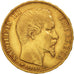 Moneda, Francia, Napoleon III, Napoléon III, 20 Francs, 1860, Paris, MBC, Oro