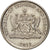 Moneda, TRINIDAD & TOBAGO, 25 Cents, 2012, MBC+, Cobre - níquel