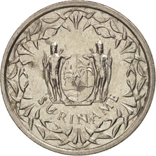 Suriname, 25 Cents, 2014, AU(50-53), Copper-nickel
