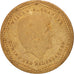 Netherlands Antilles, 5 Gulden, 2014, AU(50-53), Aureate Steel