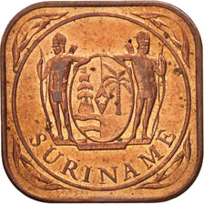 Suriname, 5 Cents, (2012), SS+, Copper Plated Steel