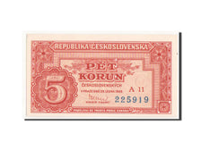 Czechoslovakia, 5 Korun, 1949, KM #68s, UNC(65-70), A