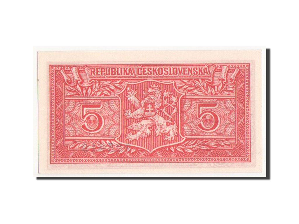 Czechoslovakia, 5 Korun, 1949, KM #68s, UNC(65-70), A