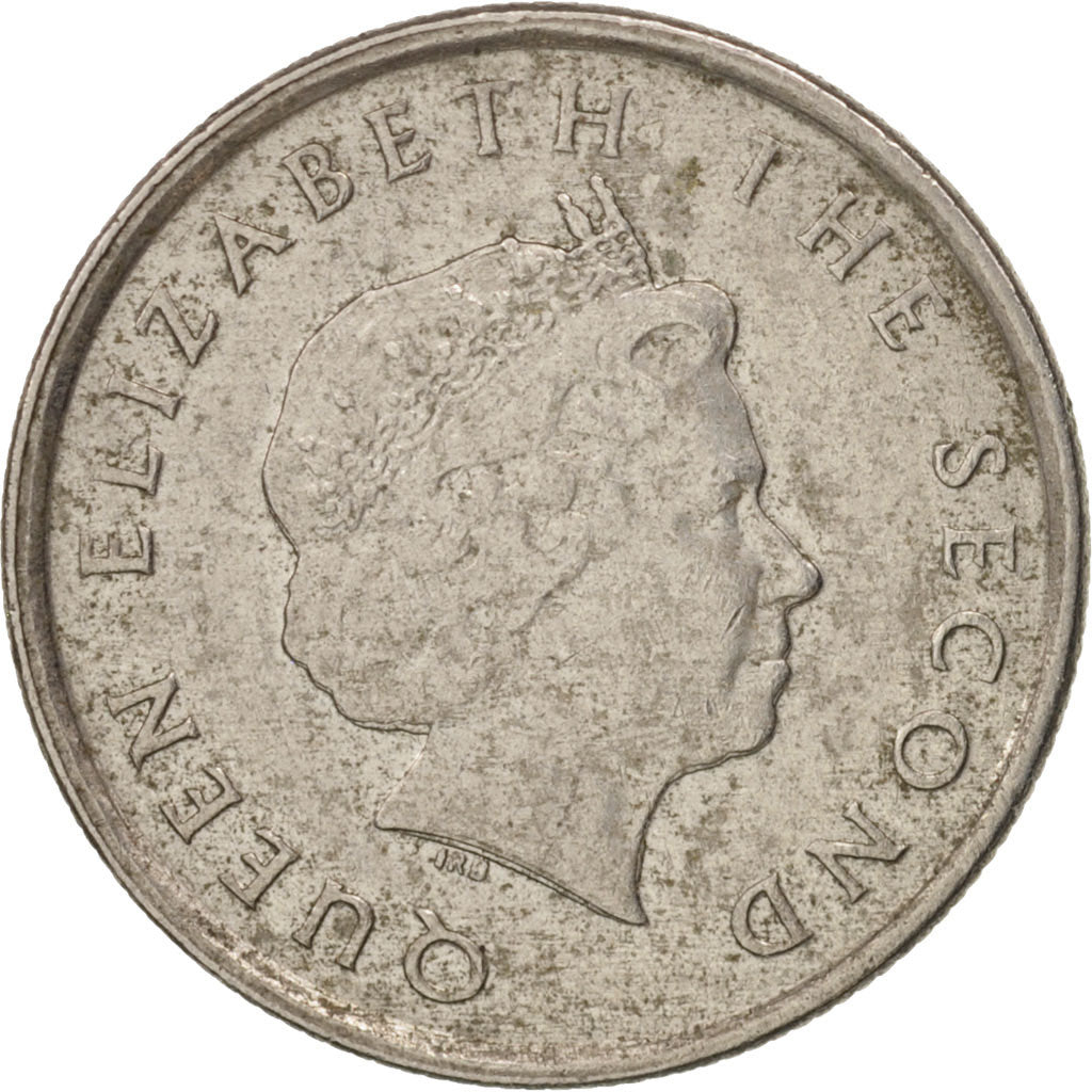 Coin, East Caribbean States, Elizabeth II, 10 Cents, 2004, British Royal Mint