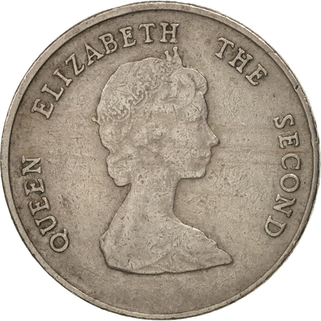 Coin, East Caribbean States, Elizabeth II, 25 Cents, 1981, EF(40-45)
