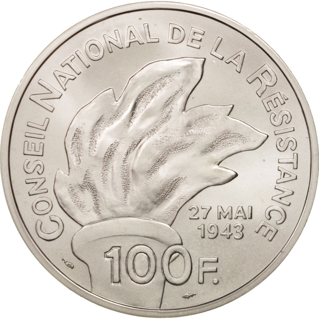 Coin, France, 100 Francs, 1993, MS(65-70), Silver, KM:1023, Gadoury:C39
