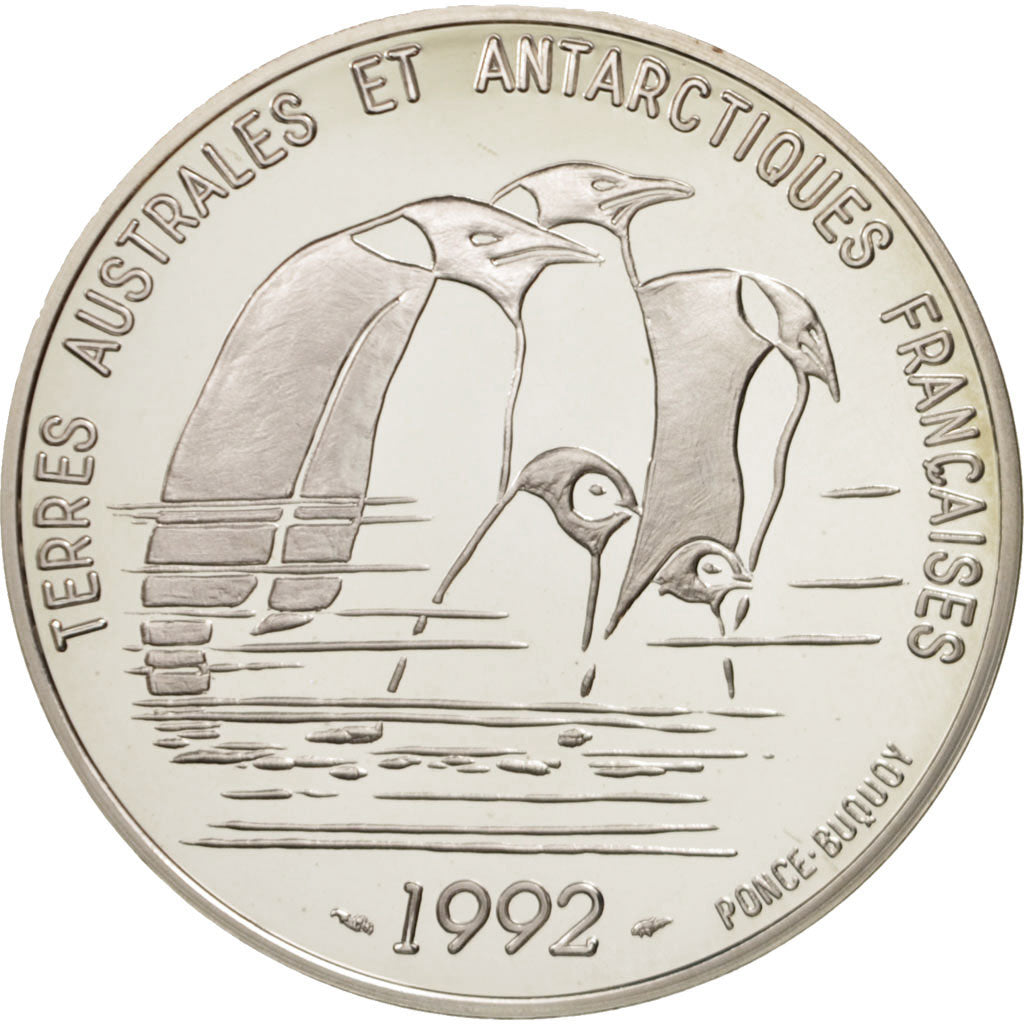 France, 100 Francs, 1992, MS(65-70), Silver, KM:1011, Gadoury:C34