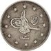Turkey, Abdul Hamid II, 2 Kurush, 1904,Qustantiniyah,EF(40-45),Silver,KM:736