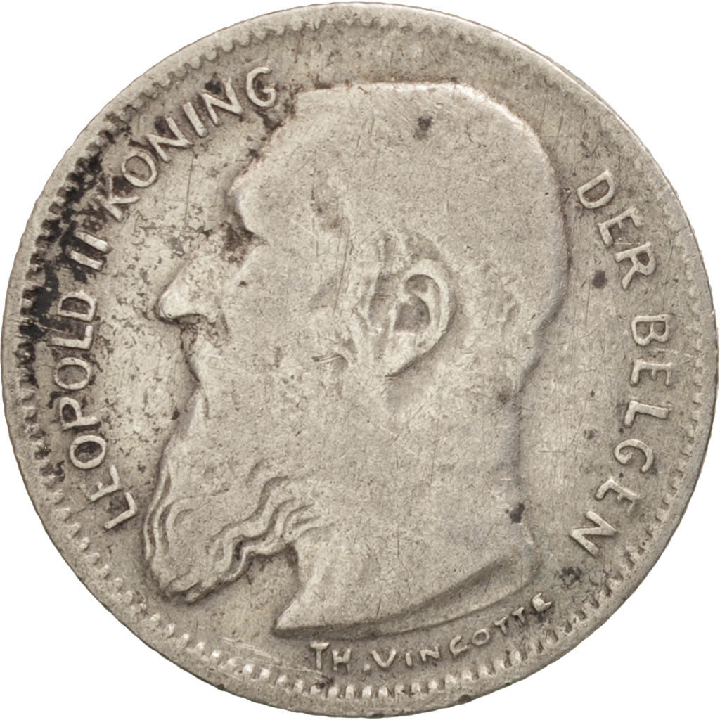 Coin, Belgium, 50 Centimes, 1909, VF(30-35), Silver, KM:60.2