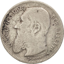 Coin, Belgium, 50 Centimes, 1909, VF(30-35), Silver, KM:60.2