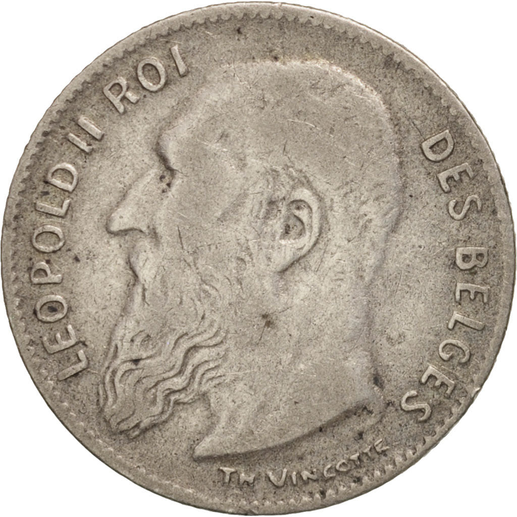 Belgium, 50 Centimes, 1909, VF(30-35), Silver, KM:60.1