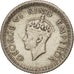 INDIA-BRITISH, George VI, 1/4 Rupee, 1943, EF(40-45), Silver, KM:547