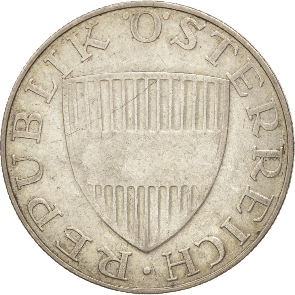 Coin, Austria, 10 Schilling, 1957, AU(50-53), Silver, KM:2882