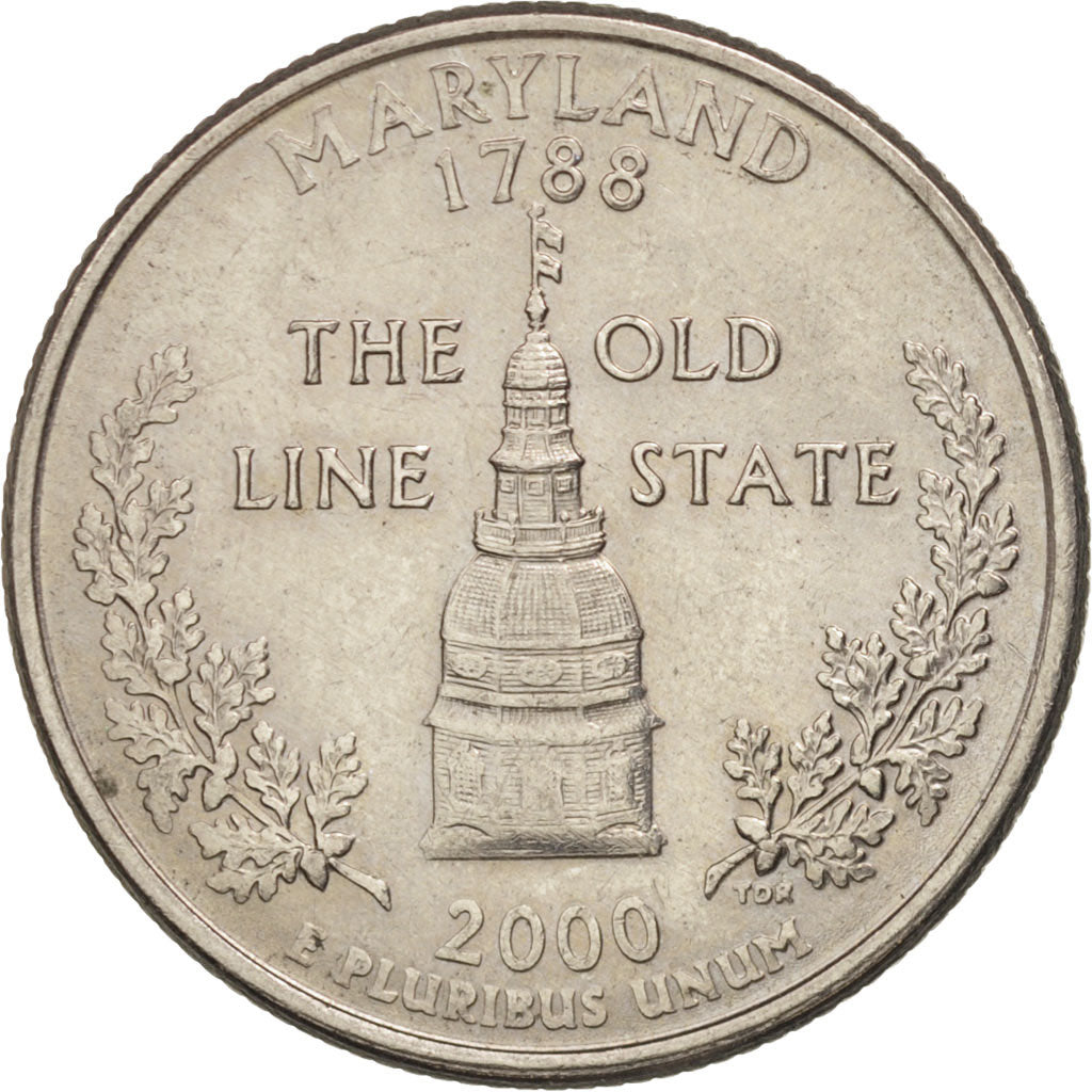 Coin, United States, Quarter, 2000, U.S. Mint, Denver, AU(55-58), Copper-Nickel