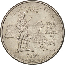 Monnaie, États-Unis, Quarter, 2000, U.S. Mint, Philadelphie, SUP, Copper-Nickel