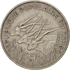 Congo Republic, 100 Francs, 1971, Paris, EF(40-45), Nickel, KM:1