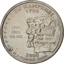 United States, Quarter, 2000, U.S. Mint, Denver, AU(55-58), KM 308