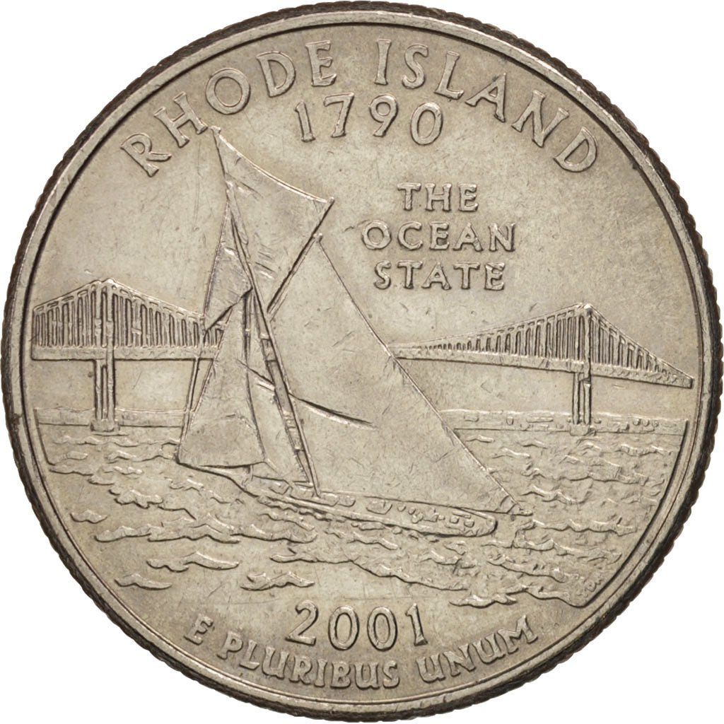 Monnaie, États-Unis, Quarter, 2001, U.S. Mint, Philadelphie, SUP, Copper-Nickel