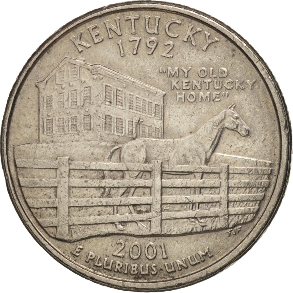 Coin, United States, Quarter, 2001, U.S. Mint, Philadelphia, AU(55-58)