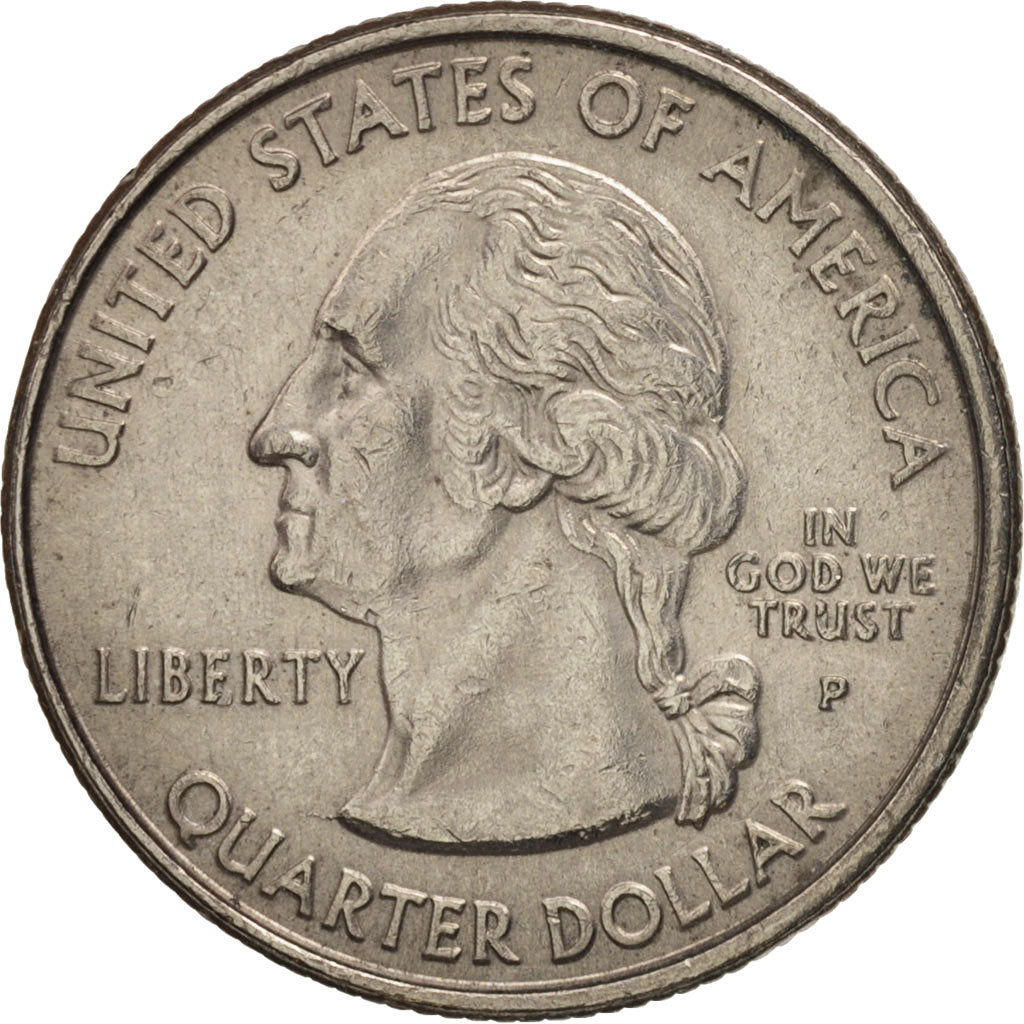 Coin, United States, Quarter, 2001, U.S. Mint, Philadelphia, AU(55-58)