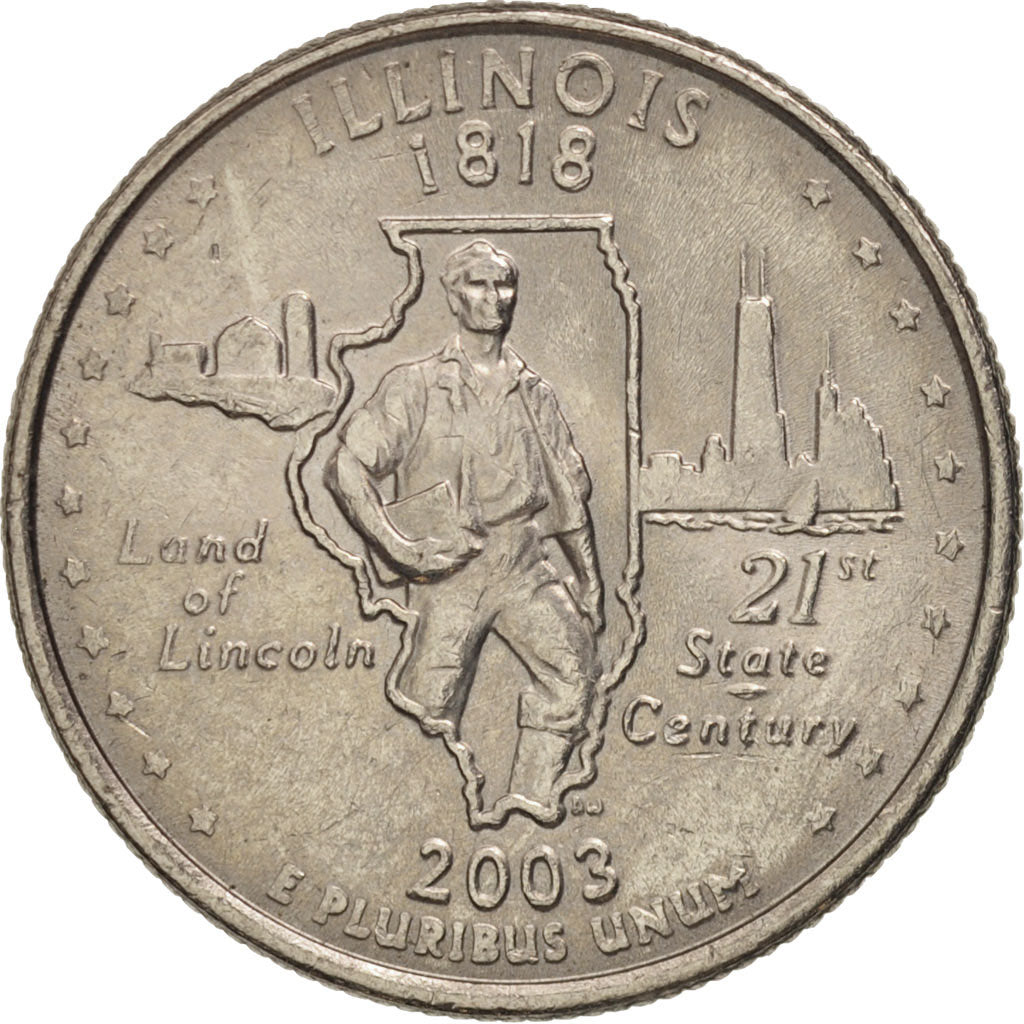 Coin, United States, Quarter, 2003, U.S. Mint, Philadelphia, AU(55-58)