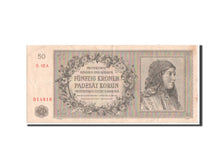 Bohemia and Moravia, 50 Korun, 1944, KM #10a, EF(40-45), S