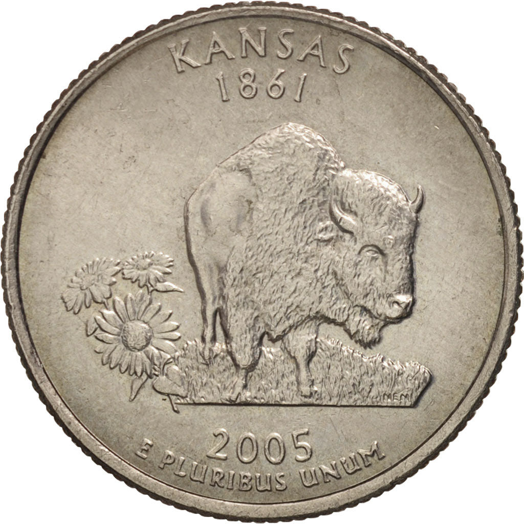 Coin, United States, Quarter, 2005, U.S. Mint, Philadelphia, AU(55-58)